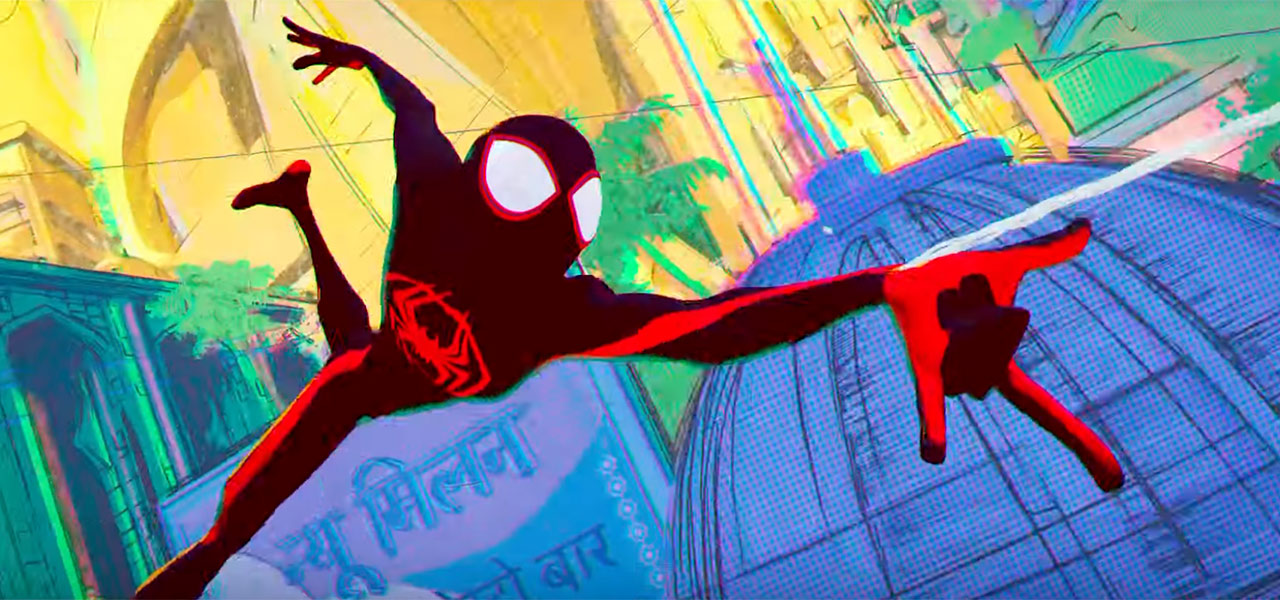 Miles Morales Web Swing Spider-Man: Across the Spider-Verse 4K