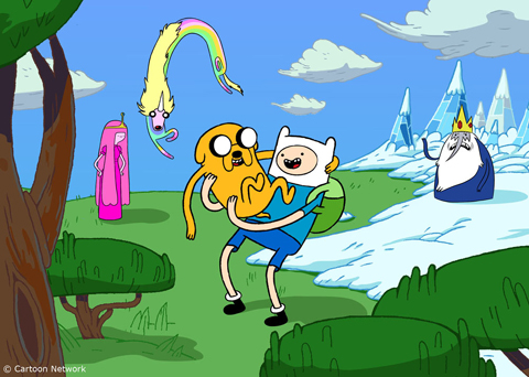 adventure time with finn and jake logo