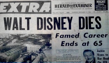 How Walt Disney Died 