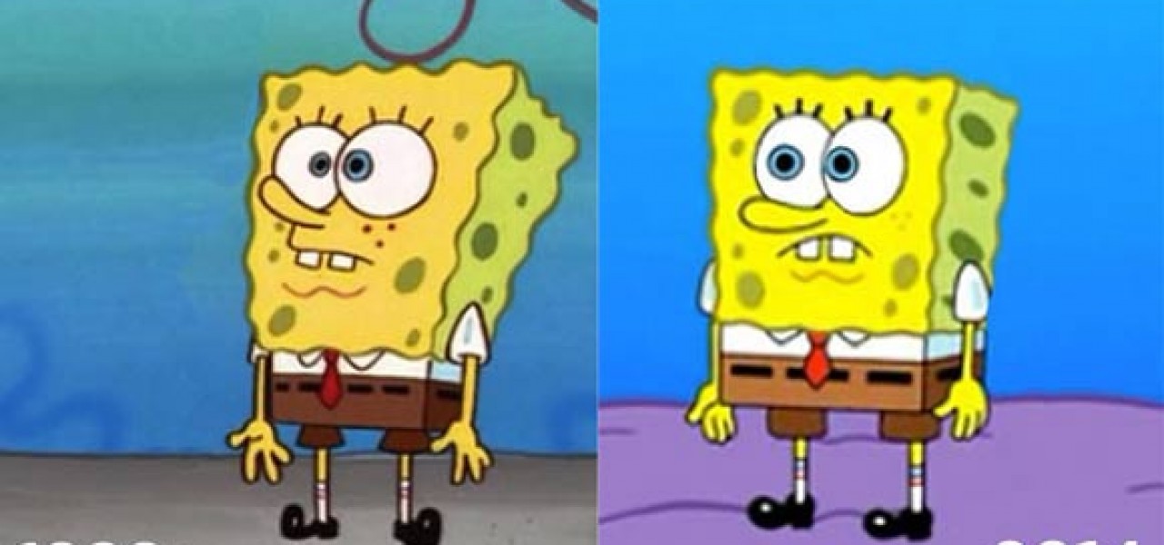Evolution Of Spongebob
