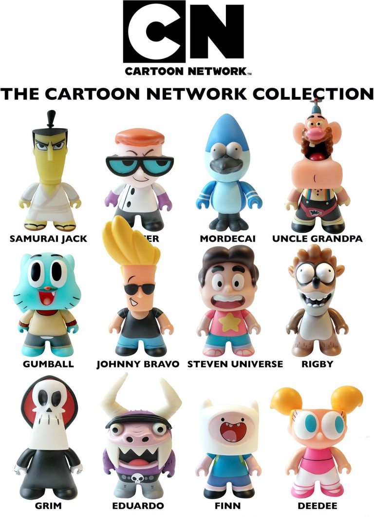 small cartoon character toys