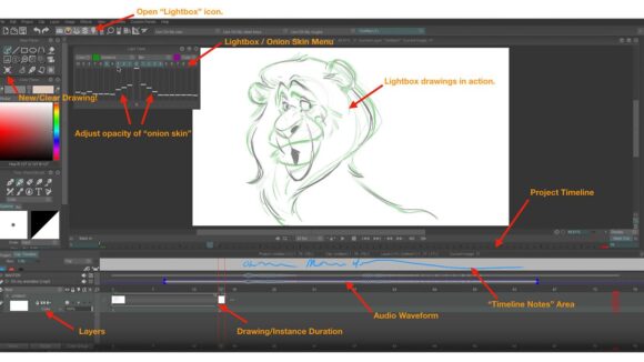 best free software for drawing animations