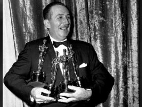 Walt Disney winning Oscars
