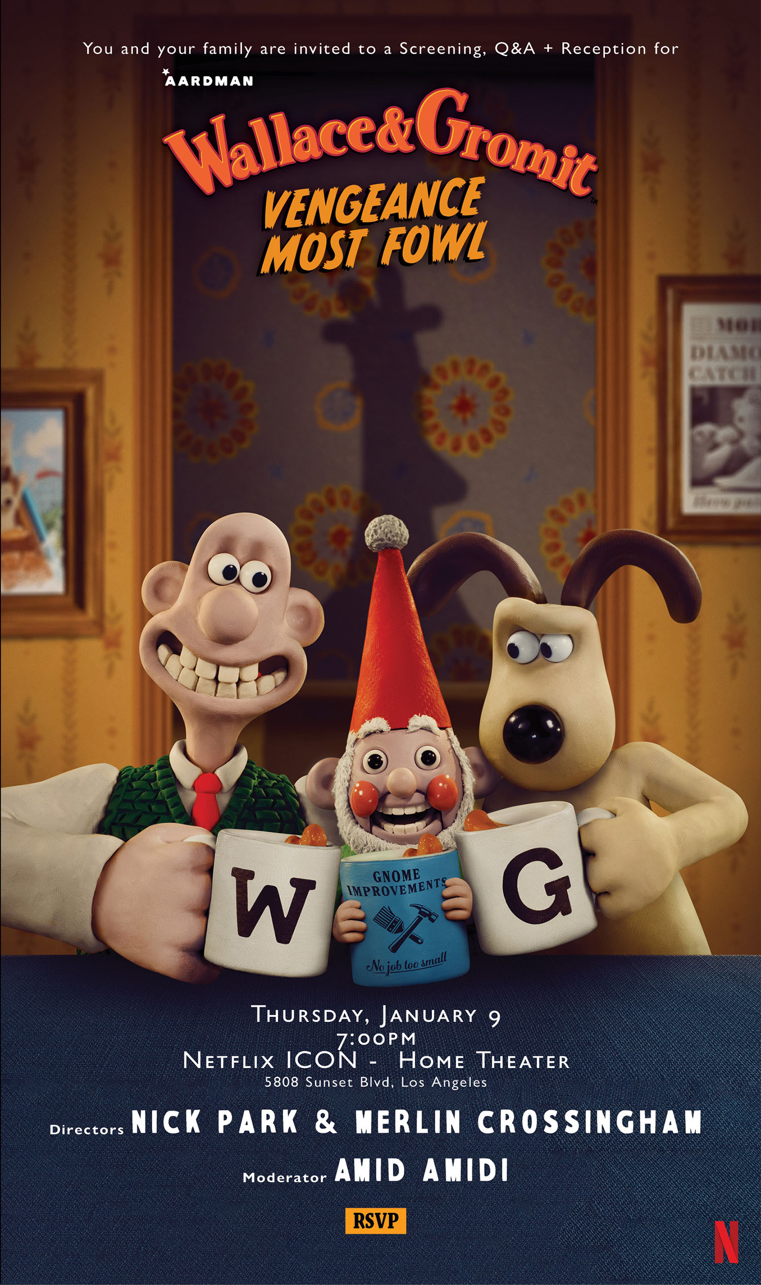 Wallace & Gromit Screening